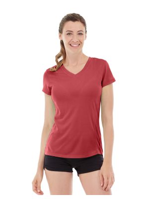 Gabrielle Micro Sleeve Top-XL-Red