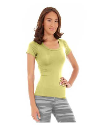 Desiree Fitness Tee-XL-Yellow