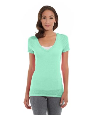 Karissa V-Neck Tee-XL-Green